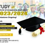 2023/2024 Admissions into Institute of Ecumenical Education Enugu has commenced
